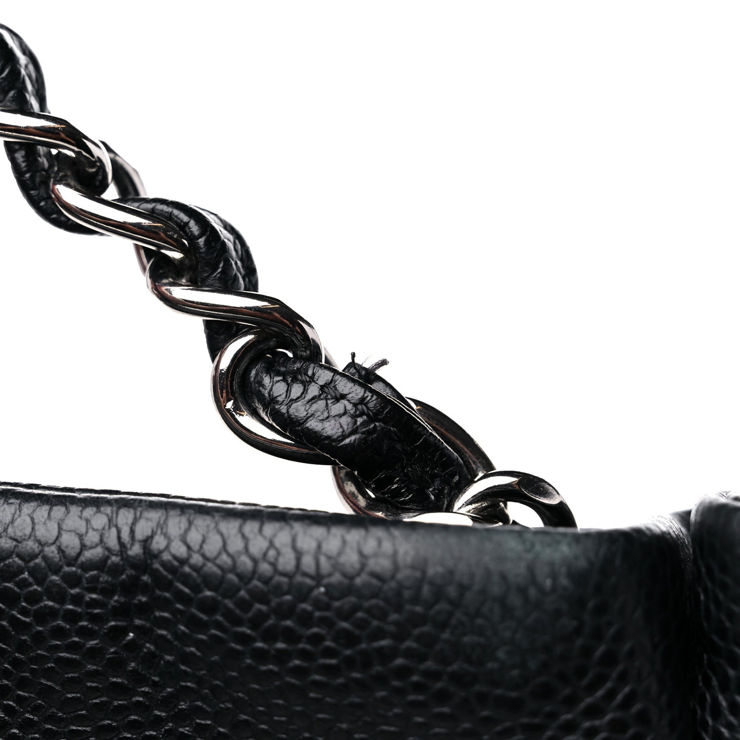 Caviar CC Timeless Shopping Tote Black