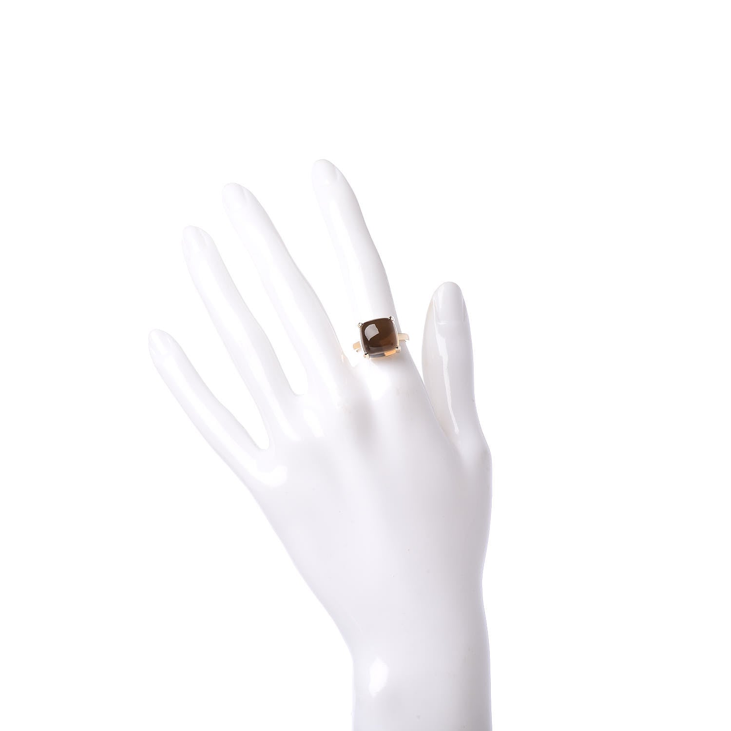 Tiffany 18K Yellow Gold Citrine 12mm Paloma Picasso Sugar Stacks Ring 50 5.5 2 of 7