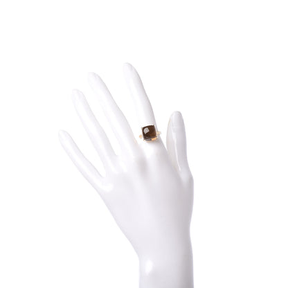 Tiffany 18K Yellow Gold Citrine 12mm Paloma Picasso Sugar Stacks Ring 50 5.5 2 of 7