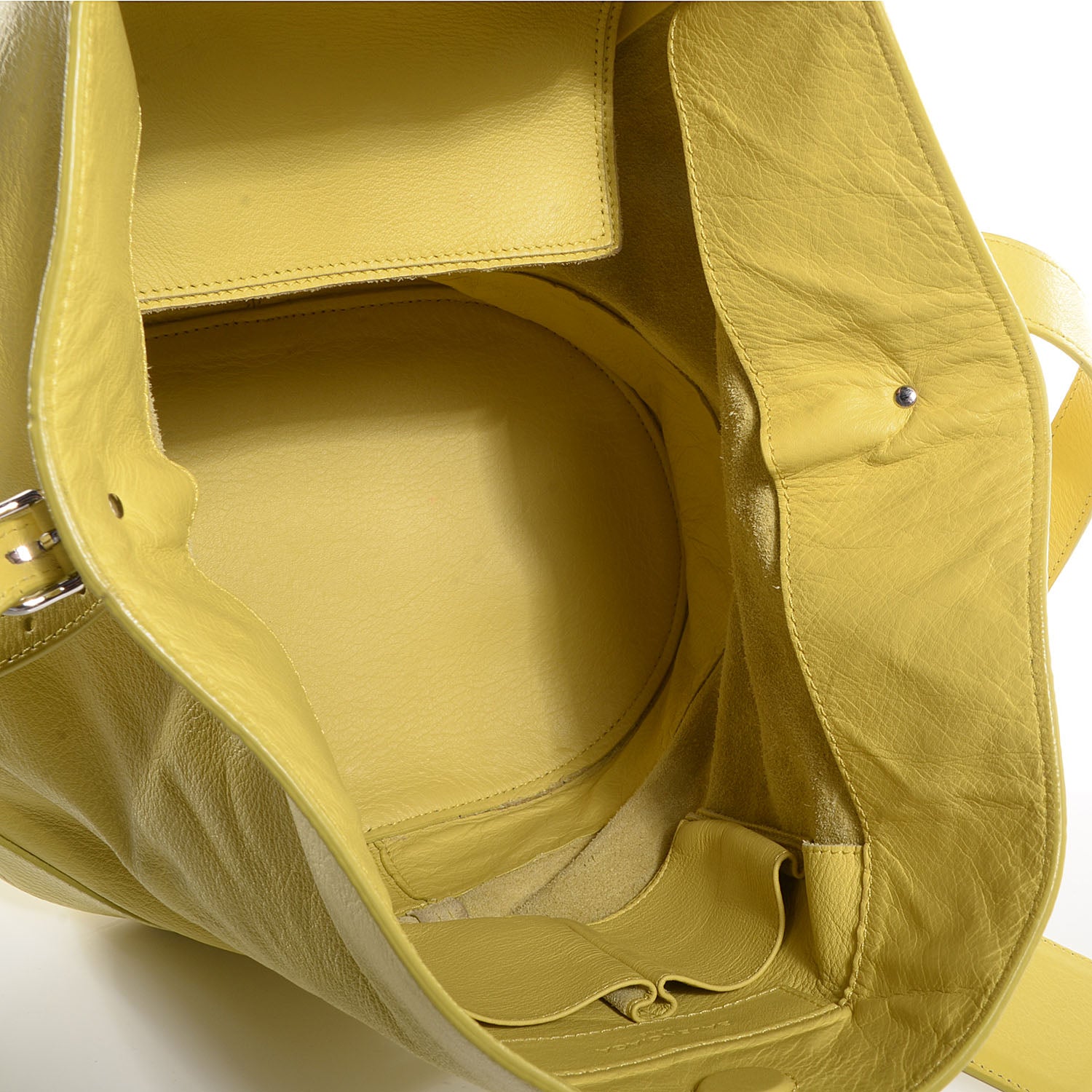 Balenciaga Calfskin Papier Drop Jaune Citronnade 5 of 10