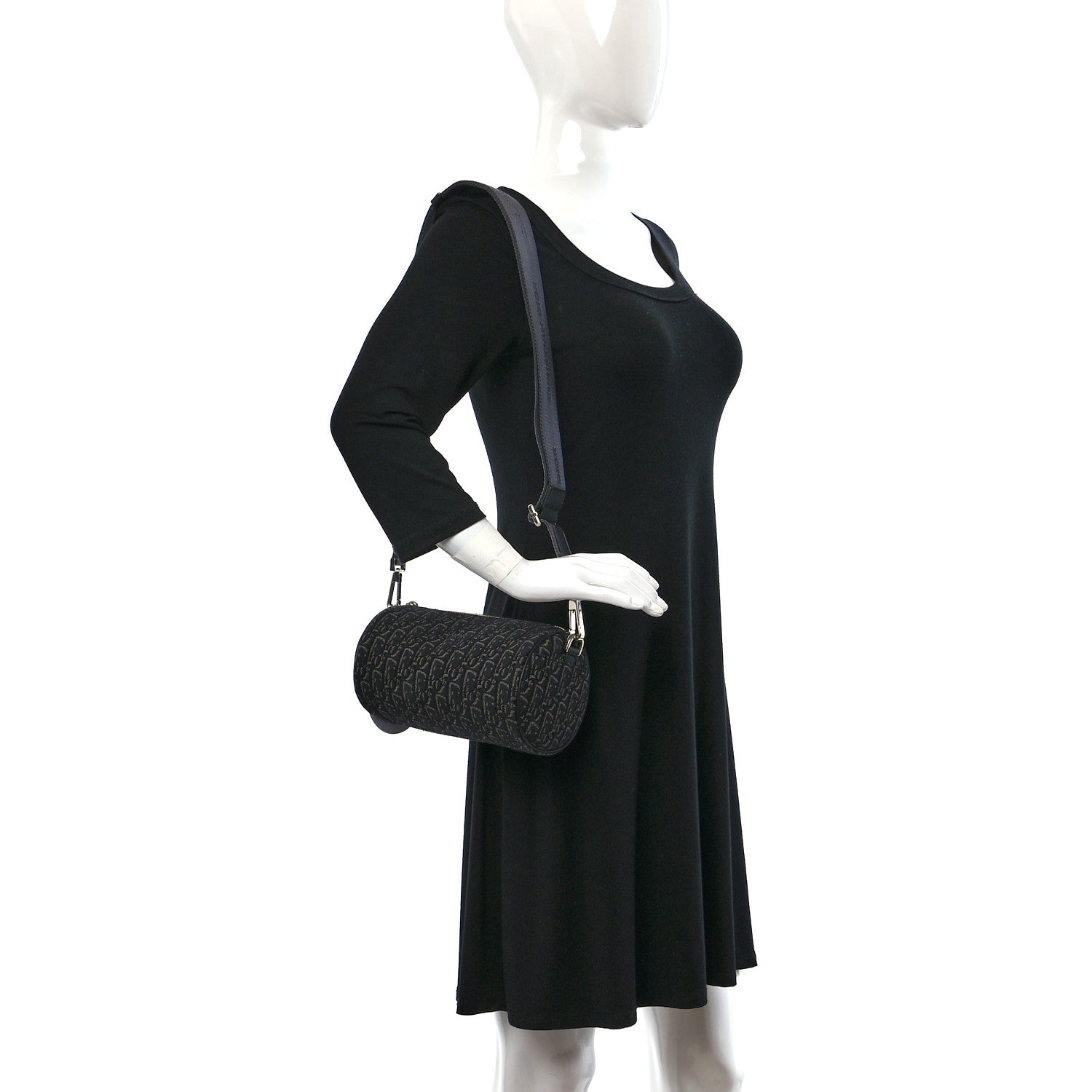 Christian Dior Oblique Roller Messenger Bag Black 2 of 8