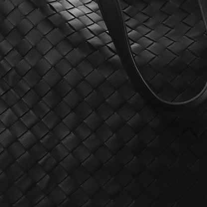 Bottega Veneta Nappa Intrecciato North South Tote Black 7 of 9