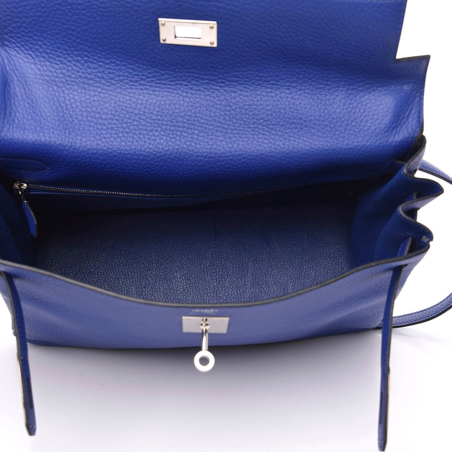 Taurillon Clemence Kelly Retourne 32 Bleu Electrique