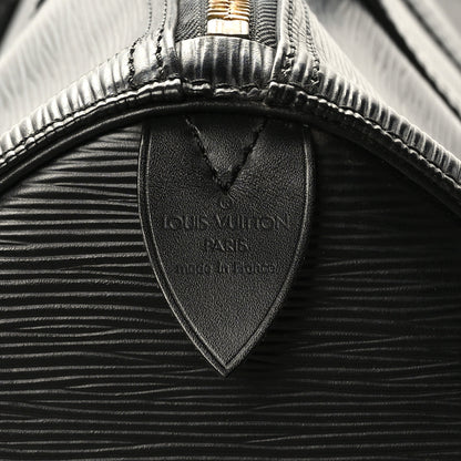 Louis Vuitton Epi Keepall 45 Black 5 of 10