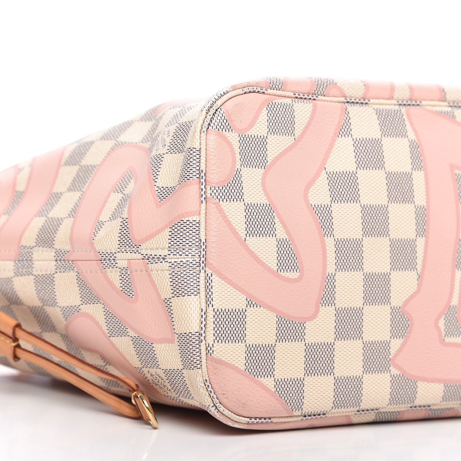 Louis Vuitton Damier Azur Tahitienne Neverfull MM 6 of 10