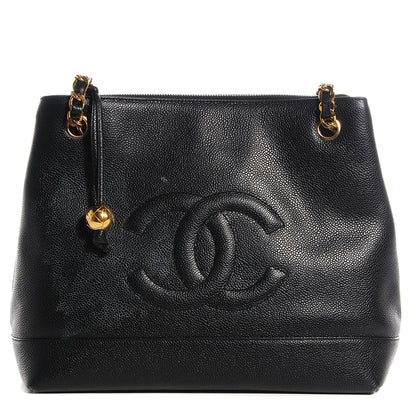 Chanel Caviar CC Shoulder Bag Black 1 of 8