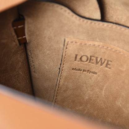 Loewe Grained Calfskin Small Gate Crossbody Bag Caramel Pecan 9 of 10