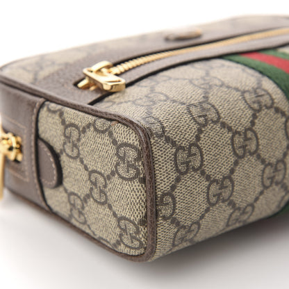 Gucci GG Supreme Monogram Web Small Ophidia Belt Bag 85 34 Dark Brown 6 of 11