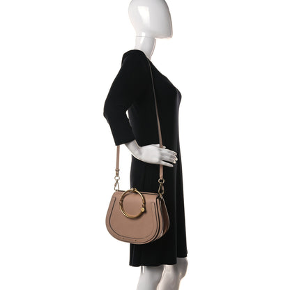 Chloe Calfskin Suede Medium Nile Bracelet Bag Biscotti 2 of 10