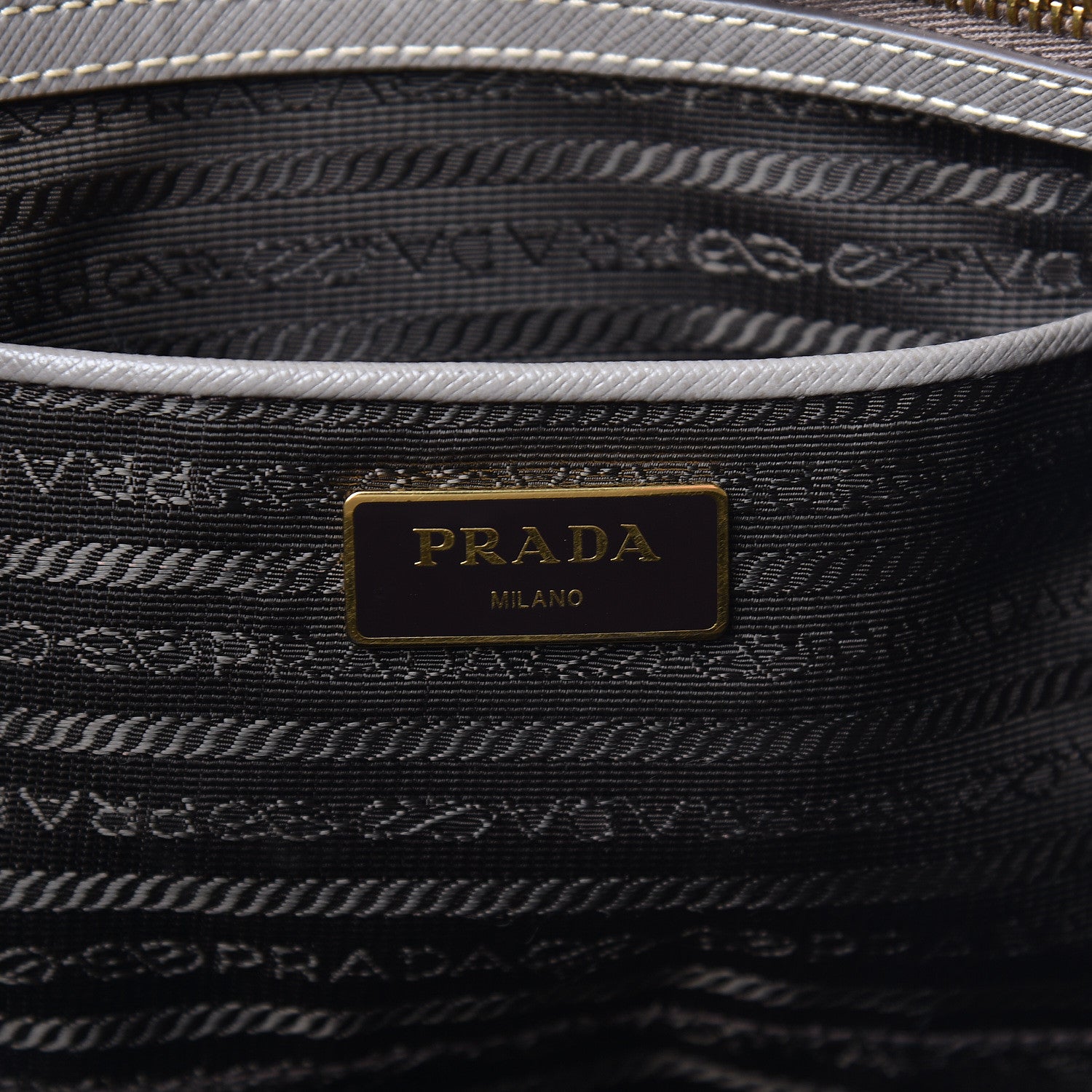 Prada Saffiano Lux Large Tote Argilla 7 of 12