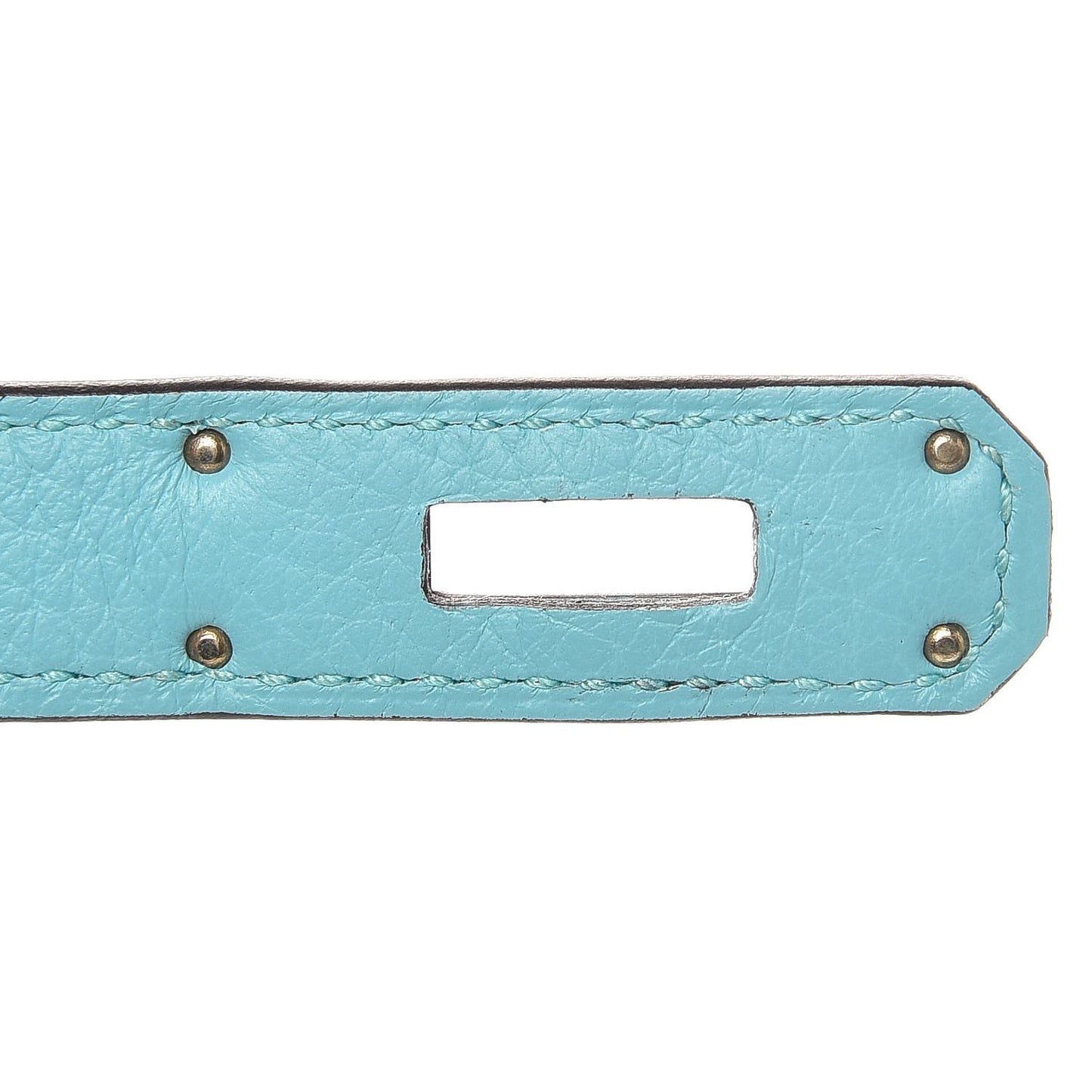 Taurillon Clemence Birkin 30 Bleu Atoll