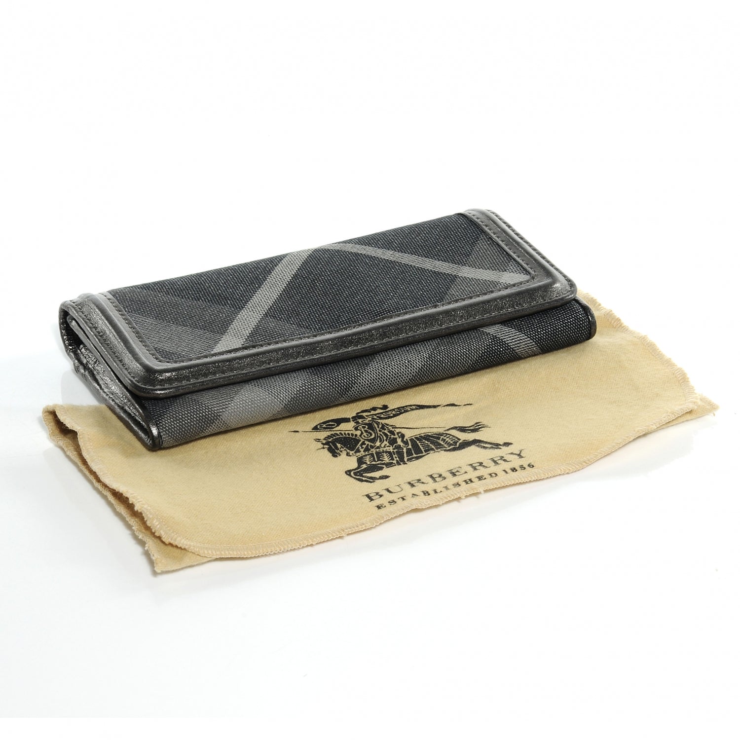Burberry Shimmer Check Continental Wallet 4 of 8