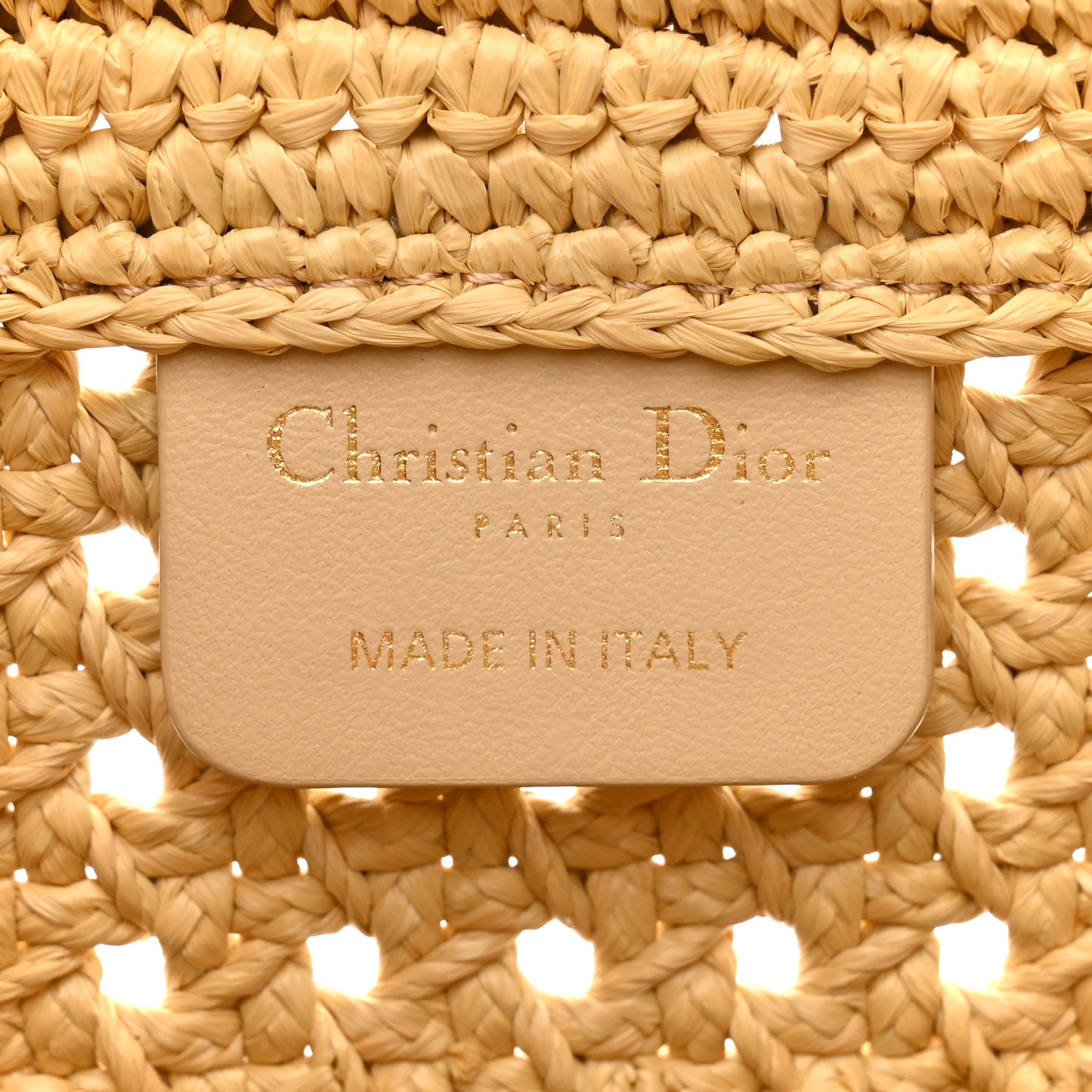 Raffia Medium Book Tote Natural