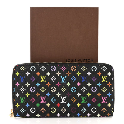 Louis Vuitton Monogram Multicolor Zippy Wallet Black Grenade 8 of 8