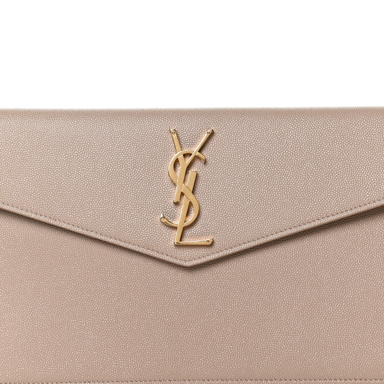 Saint Laurent Grain De Poudre Uptown Pouch Dark Beige 7 of 11