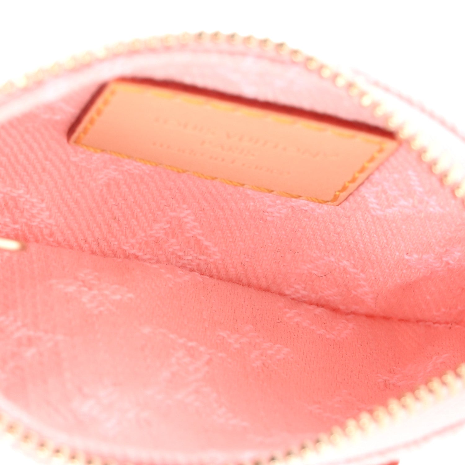 Louis Vuitton Monogram Denim Key Pouch Washed Pink 5 of 8