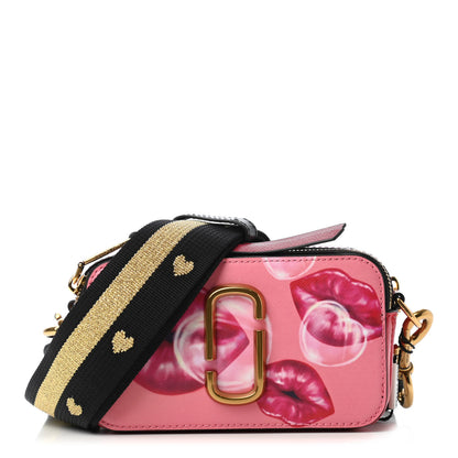 Marc Jacobs Saffiano Printed Lips Color Block Snapshot Camera Bag Multicolor 1 of 4