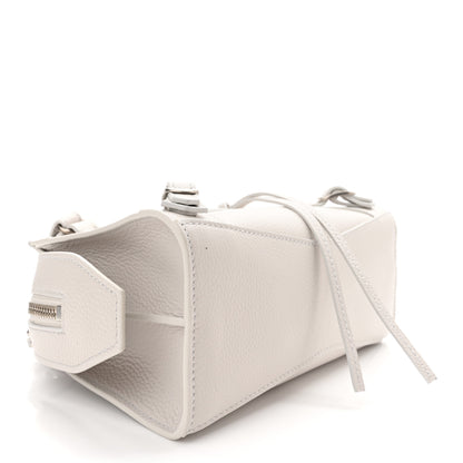 Balenciaga Grained Calfskin Neo Classic Silver Hardware Mini City Chalky White 4 of 10