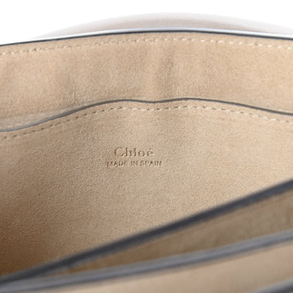 Chloe Suede Calfskin Small Faye Shoulder Bag Motty Grey 6 of 13
