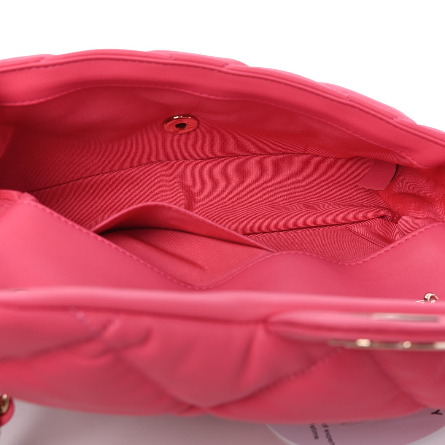 Chanel Calfskin Quilted Medium Bubbly Flap Pink 7 of 8