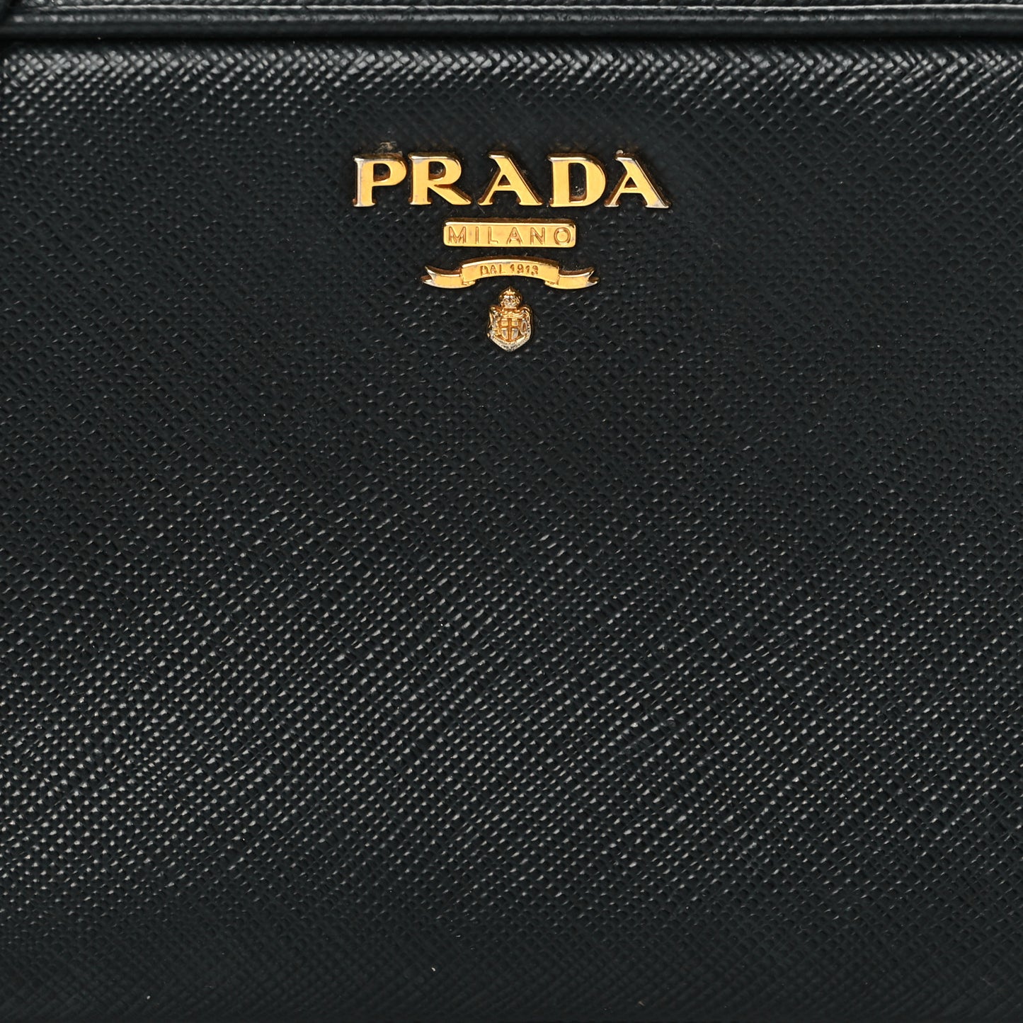 Saffiano Mini Camera Crossbody Bag Black