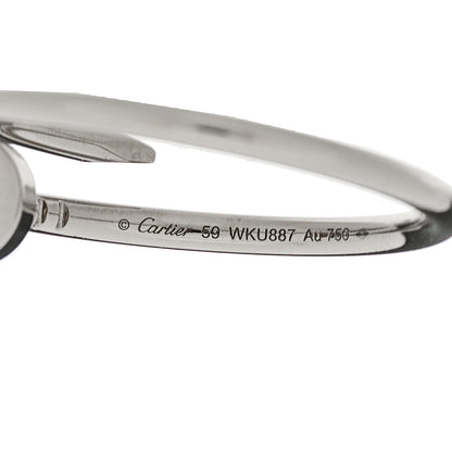 Cartier 18K White Gold Small Juste Un Clou Ring 59 8.75 5 of 6