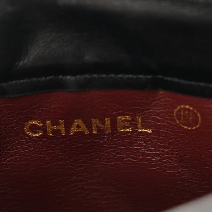 Chanel Lambskin Quilted CC Large Clutch Black 6 of 13
