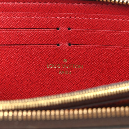 Louis Vuitton Damier Ebene Clemence Wallet Cherry 6 of 10