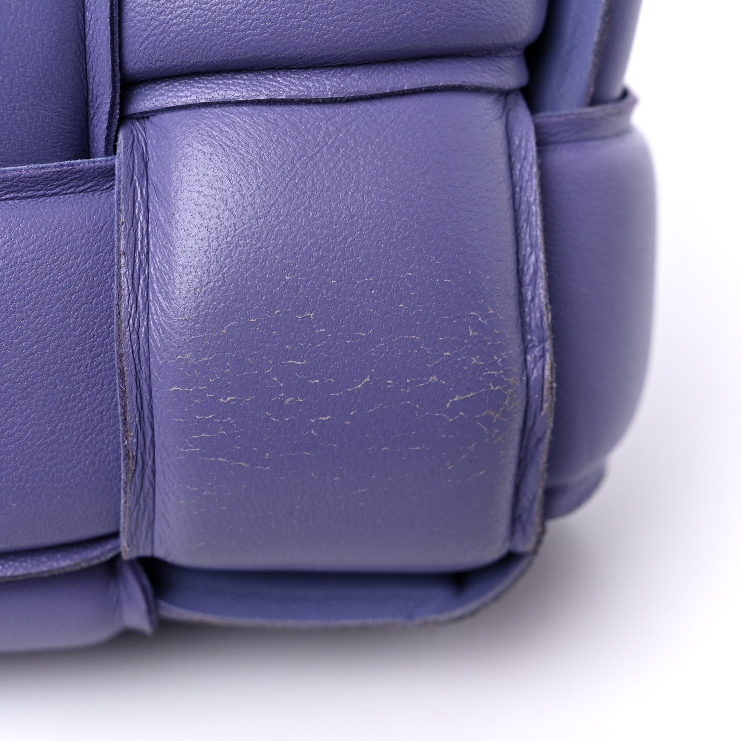 Bottega Veneta Lambskin Maxi Intreccio Padded Chain Cassette Crossbody Bag Lavender 13 of 16