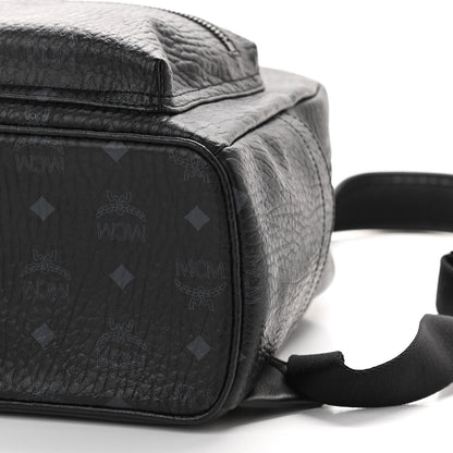 MCM Visetos Small Stark Backpack Black 6 of 10