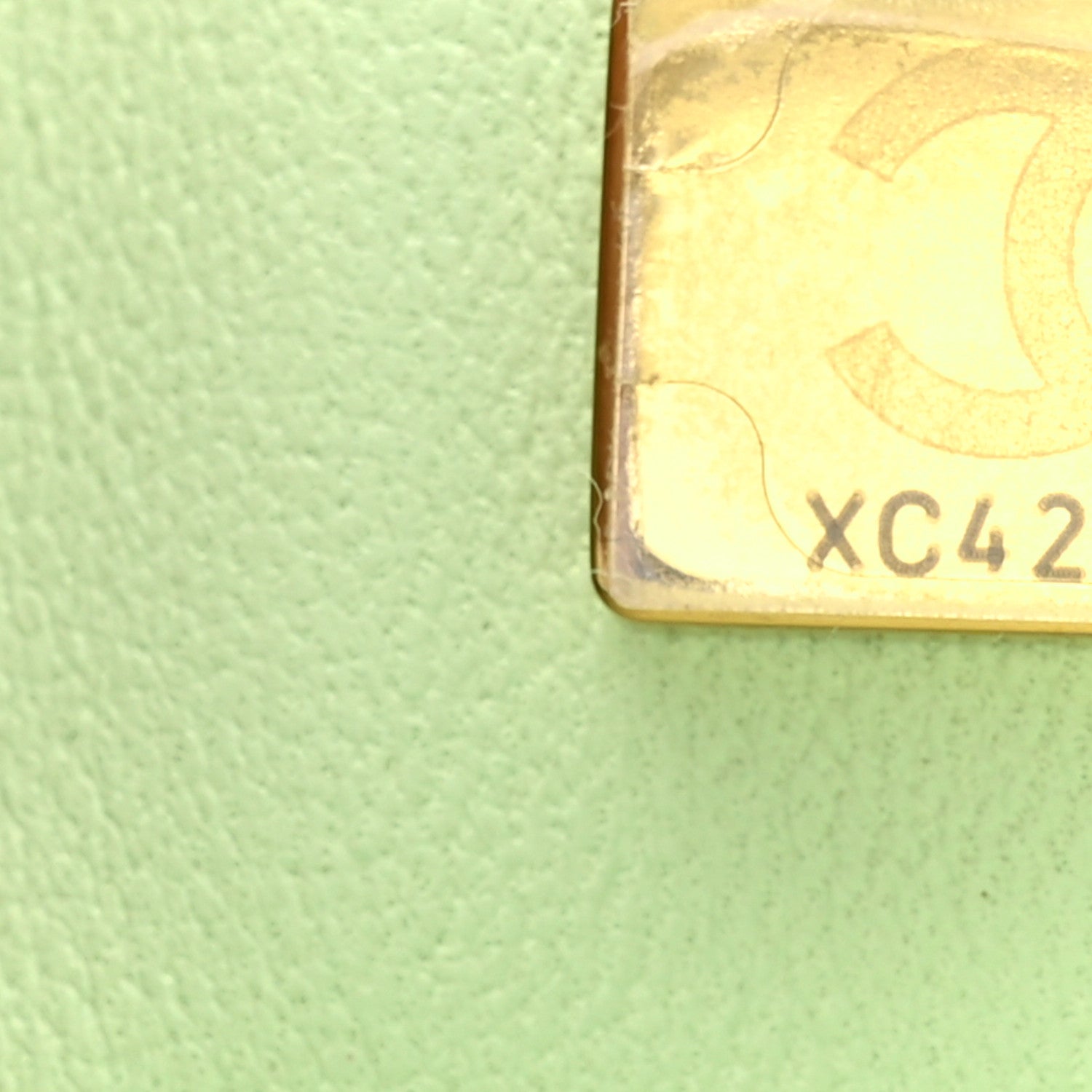 Chanel Caviar Quilted Small Double Flap Light Green 7 of 11