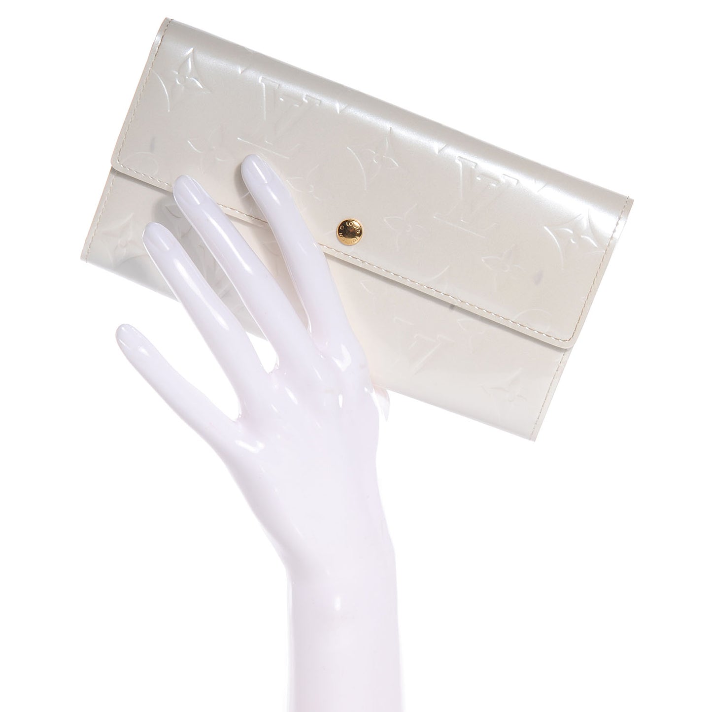 Vernis Sarah Wallet Perle