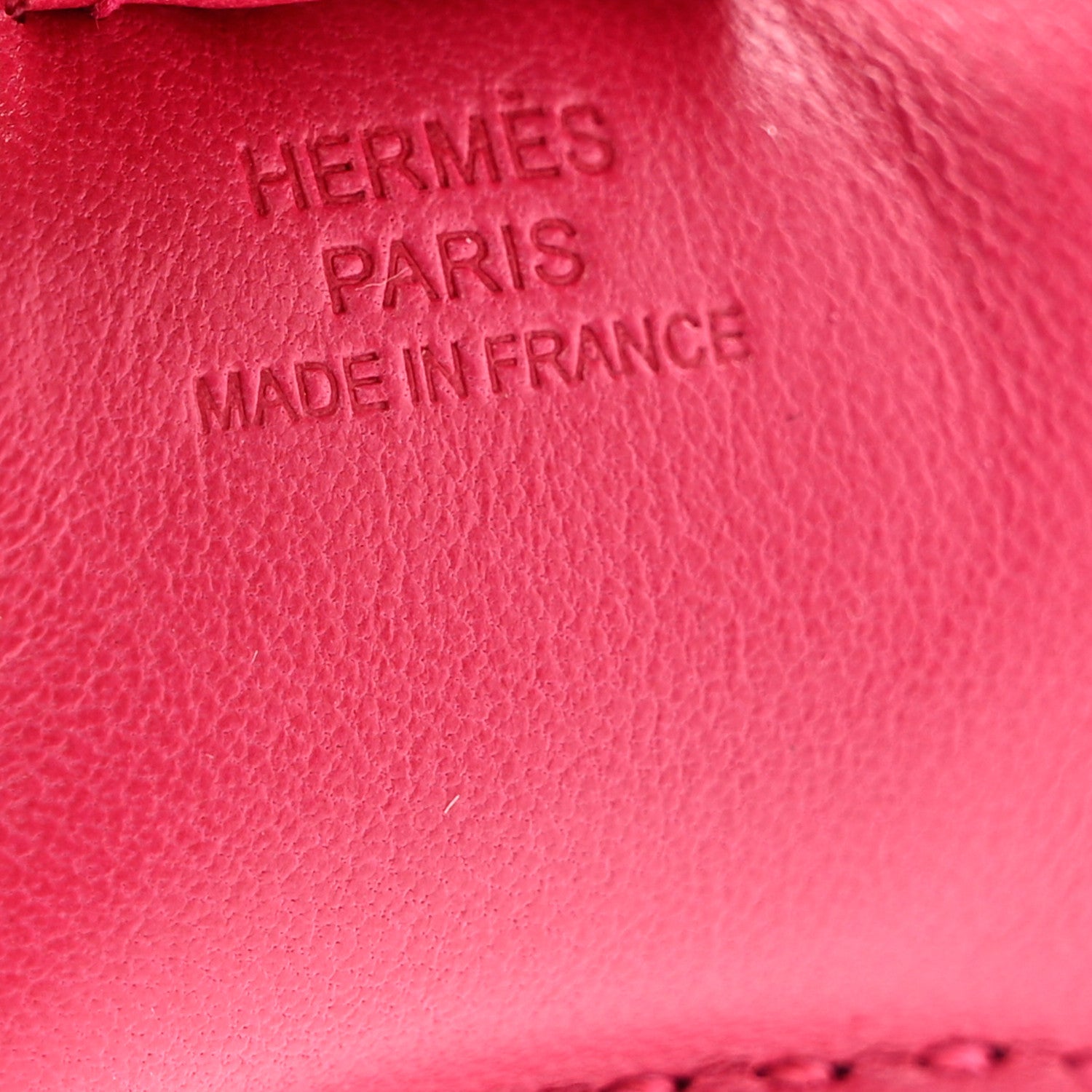 Hermes Milo Lambskin Grigri Rodeo Horse Bag Charm PM Rose Mexico 4 of 4