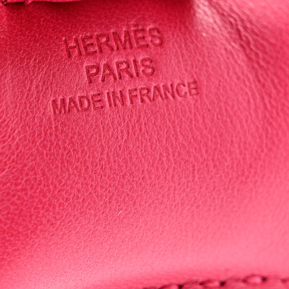 Hermes Milo Lambskin Grigri Rodeo Horse Bag Charm PM Rose Mexico 4 of 4