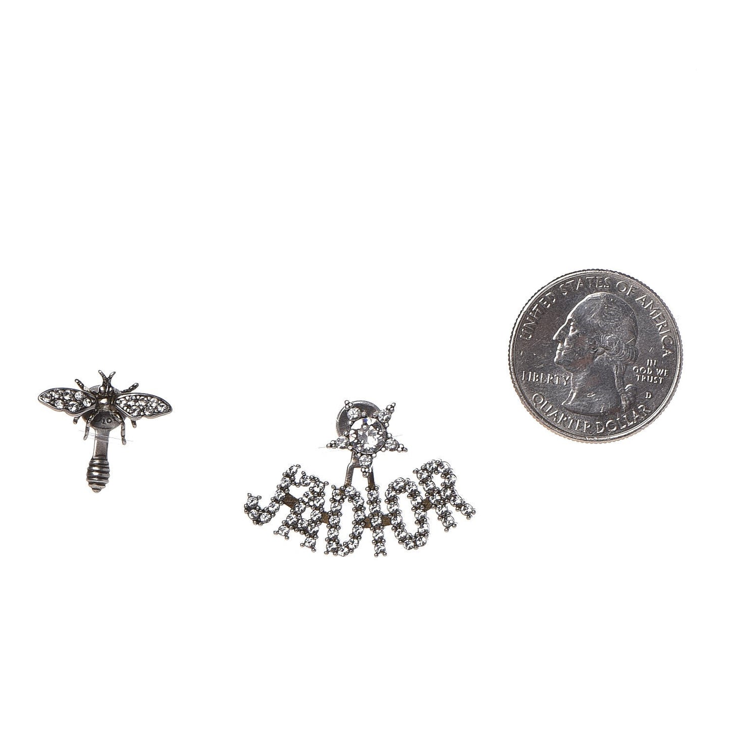 Palladium Crystal J'adior Earrings
