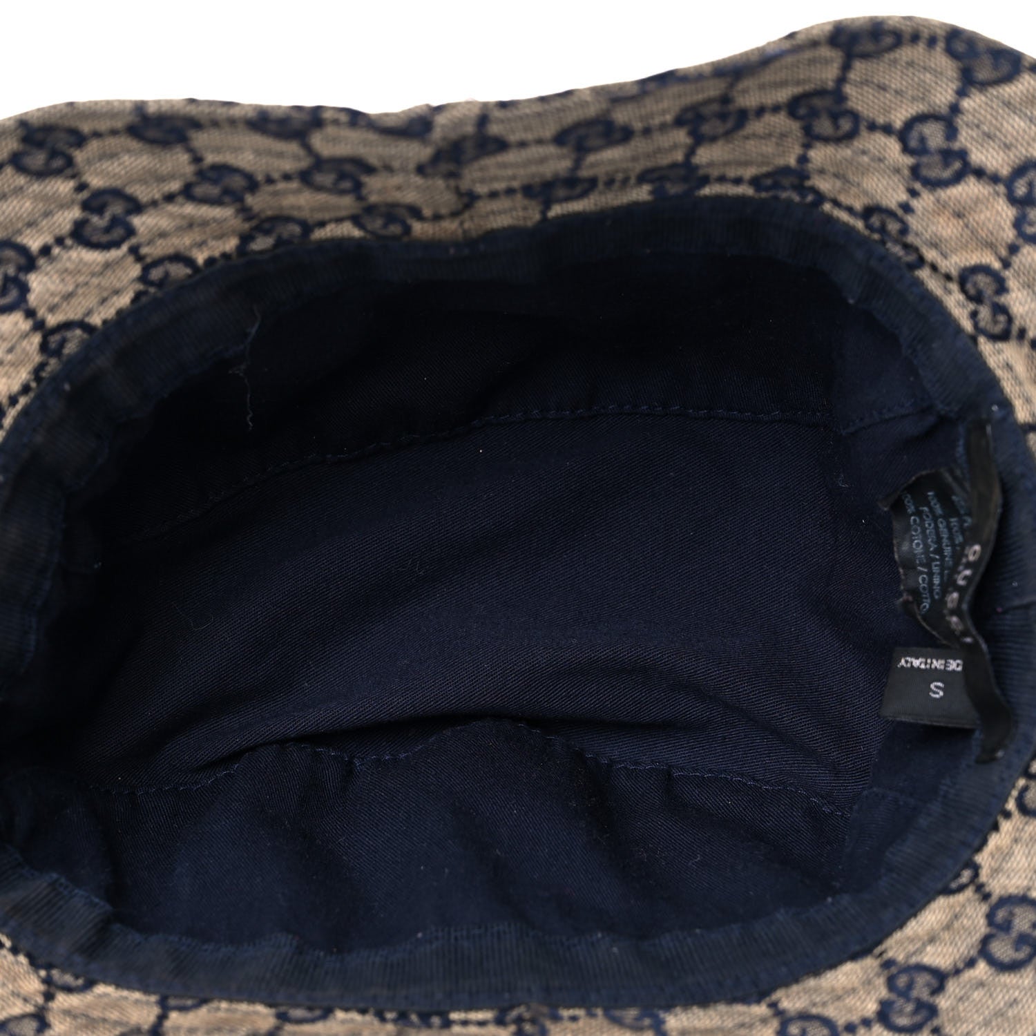 Gucci Monogram Web Bucket Hat S Blue 12 of 13