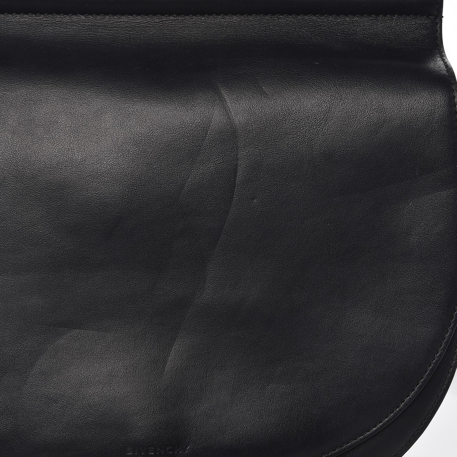 Givenchy Calfskin Infinity Saddle Bag Black 8 of 11