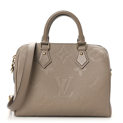 Louis Vuitton Empreinte Monogram Giant Speedy Bandouliere 25 Tourterelle 1 of 9