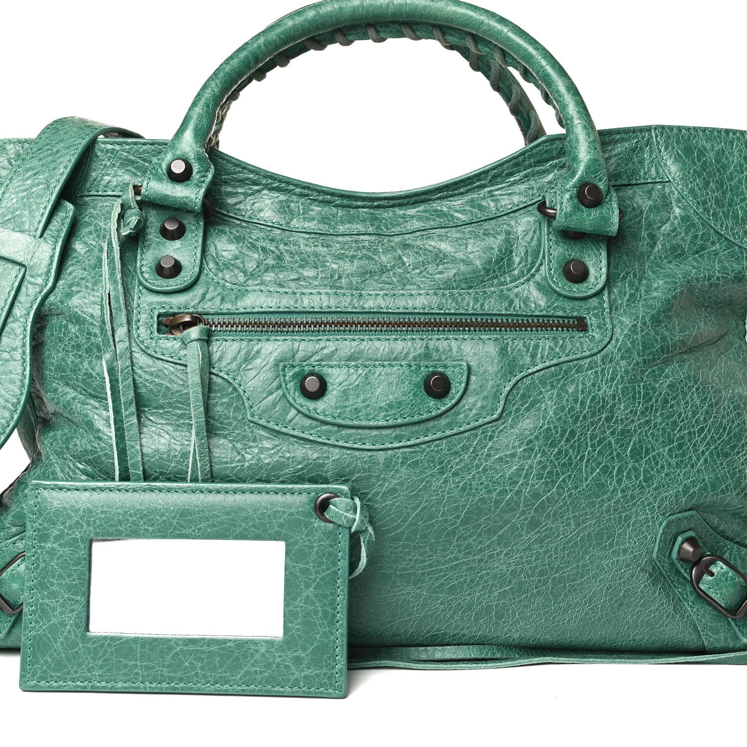 Balenciaga Agneau Classic Hardware City Vert Sauge 9 of 15