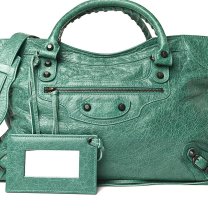Balenciaga Agneau Classic Hardware City Vert Sauge 9 of 15