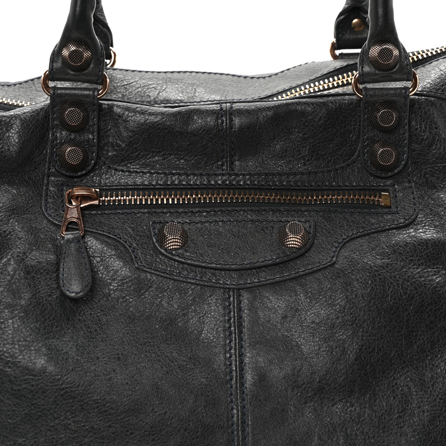 Agneau Giant 12 Rose Gold Hardware Anthracite