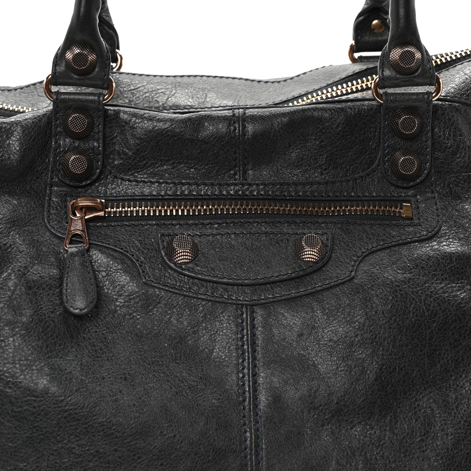 Balenciaga Agneau Giant 12 Rose Gold Hardware Anthracite 9 of 11