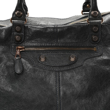 Balenciaga Agneau Giant 12 Rose Gold Hardware Anthracite 9 of 11