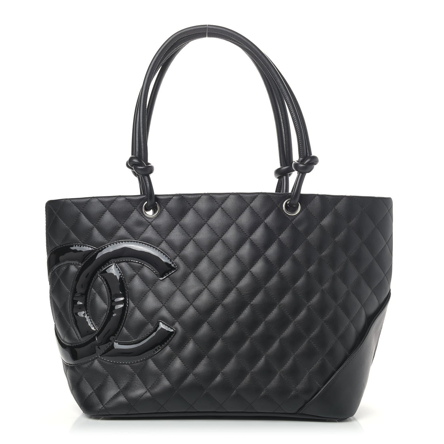Chanel Calfskin Quilted Large Cambon Tote Black 1 of 9