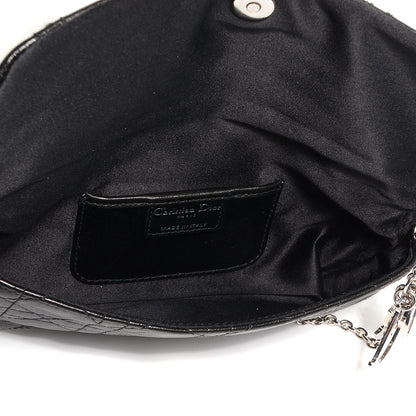 Christian Dior Lambskin Cannage Crossbody Bag Black 5 of 7