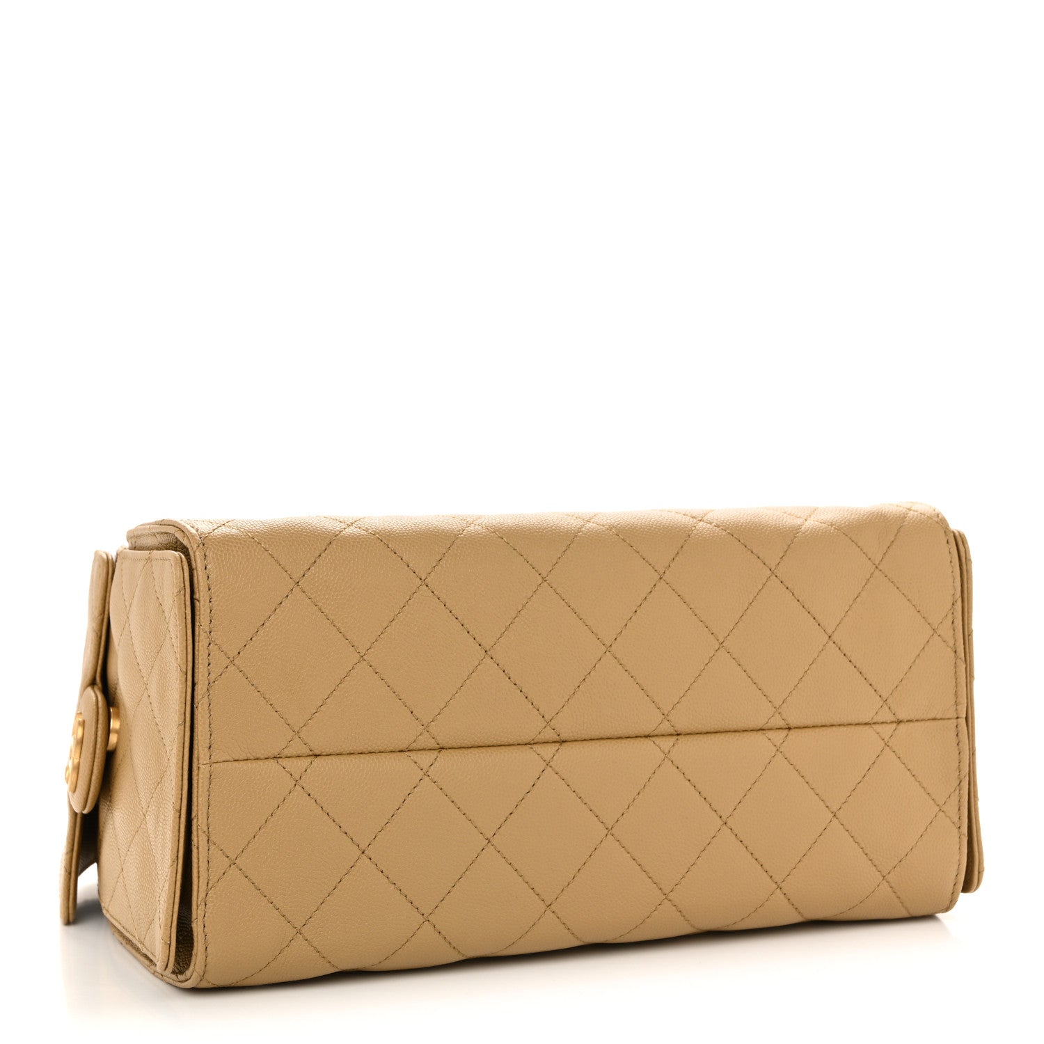 Chanel Caviar Quilted Small Chanel 25 Handbag Dark Beige 4 of 10