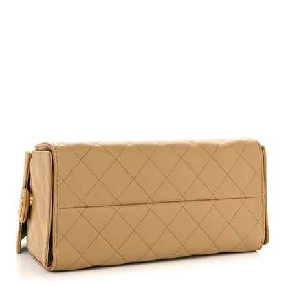 Chanel Caviar Quilted Small Chanel 25 Handbag Dark Beige 4 of 10