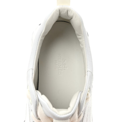 Hermes Goatskin Impulse Sneakers 37 White 7 of 11