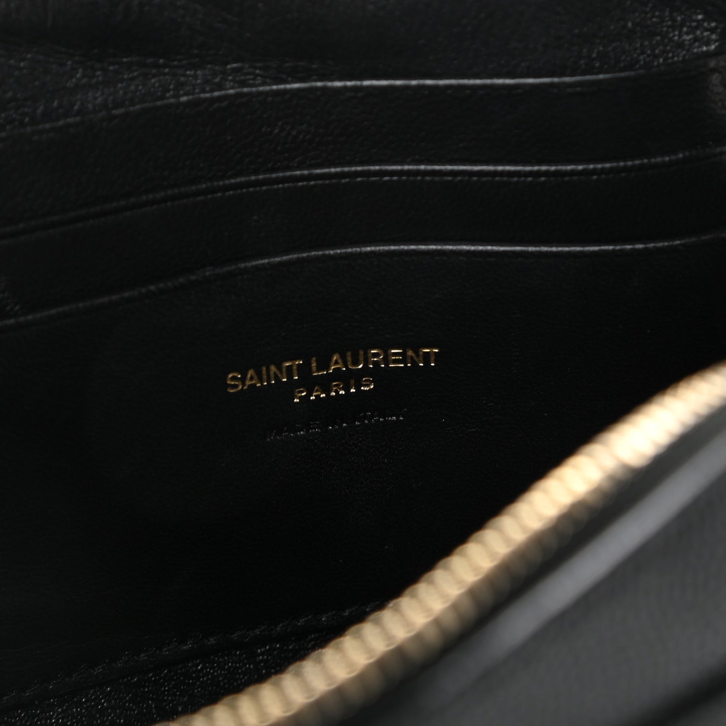 Grain De Poudre Matelasse Monogram Mini Lou Camera Bag Black