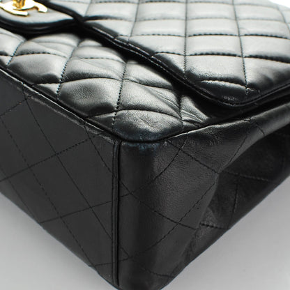 Chanel Lambskin Quilted Maxi Single Flap Black 8 of 9